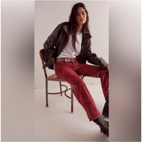 WE THE FREE Risk Taker High Rise Straight Corduroy Pants Women's Sz 29 NEW $128 - Picture 14 of 16